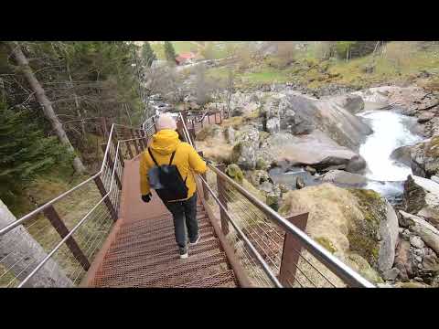 The Waterfall Walk In Geiranger Norway 🇳🇴