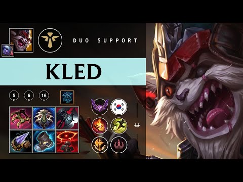 Kled Support vs Braum - KR Master Patch 26.02