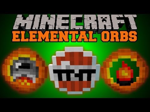Minecraft : Elemental Orbs (Magic, Spells, Unique Abilities) Mod Showcase