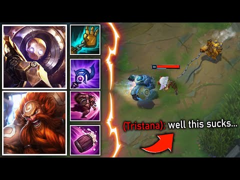 When blitzcrank lands a pull and gragas one shots with body slam you have an op bot comp