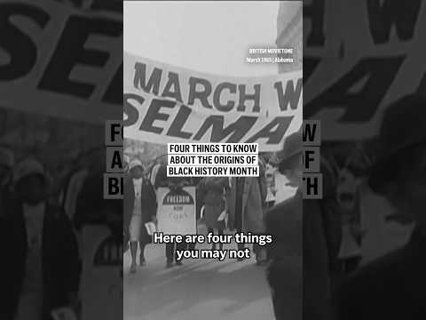 Four things to know about the origins of Black History Month