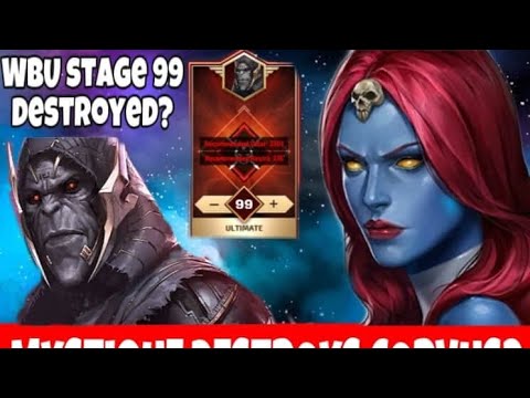 Mystique clear wbu Corvus Glaive stage 99 - marvel future fight