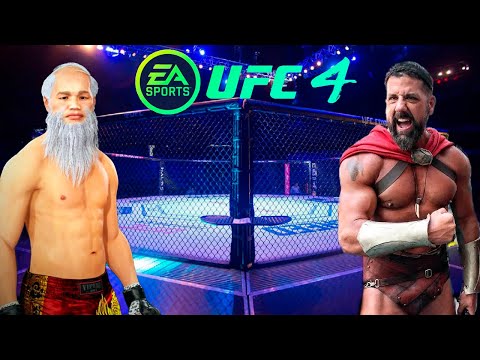UFC4 Old Bruce Lee vs Leonid Sparta EA Sports UFC 4