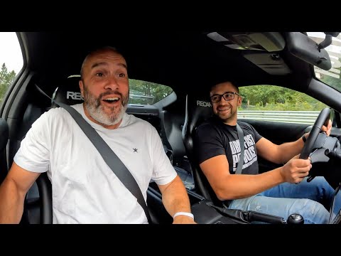 Fastest Car on the Nurburgring with only 230hp!?!?! Misha's lap before the CRASH! | 4k
