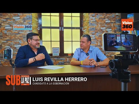 Luis Revilla, candidato a la Gobernación por Patria Sol