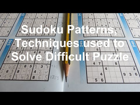 Sudoku Primer 167 - Requested by User - Sudoku Patterns & Techniques