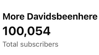 More DavidsBeenHere 100,000 Subscriber Celebration!!