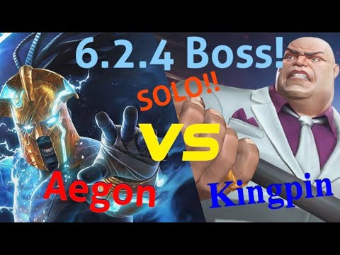 MCOC - 6.2.4 Kingpin Boss!! - Aegon Clean Solo !!!