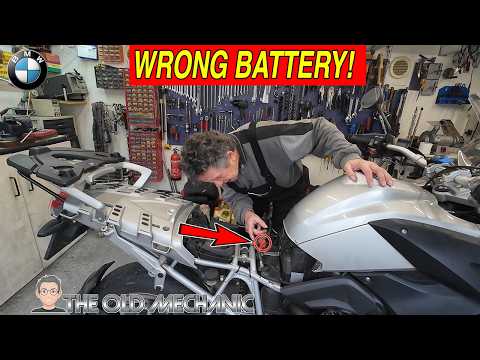 The WRONG Battery Was Installed?! | BMW Motorcycle Battery Mistake 🔋