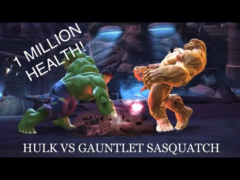 Rank 2 Hulk Destroys Gauntlet Sasquatch | MCOC