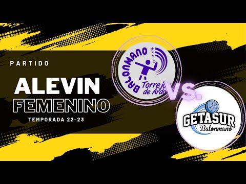 PARTIDO ALEVIN FEMENINO. TORREJÓN  vs BM GETASUR TEMPORADA 22-23. - 18/02/2023