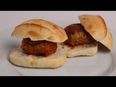 Mozzarella Stuffed Meatball Sliders Recipe - Laura...