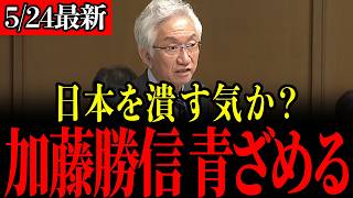 【西田昌司】財務省がまたやらかしました…「なぜ嘘をついてまで日本を滅ぼそうとするんだ？」西田議員に加藤財務大臣が図星を突かれ国会騒然…【財務省/加藤勝信/消費税減税】