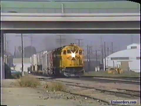 Classic Railroad Series 773 - Santa Fe at Corona, CA Sept 1991.