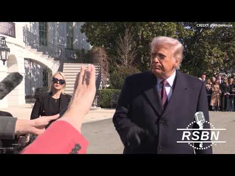 WATCH: President Trump Speaks to Press Before Traveling to Texas - 02/27/26