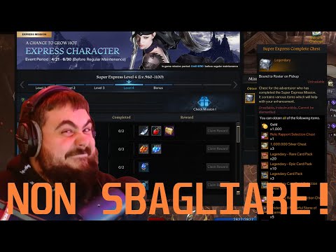 EXPRESS CHARACTER - GUIDA COMPLETA - LOST ARK ITA