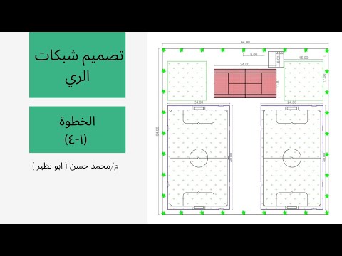 دورة أساسيات تصميم شبكات الري مع محمد نظير