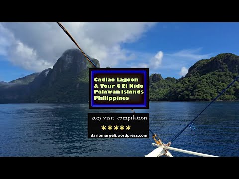 Travel visit to Cadlao Lagoon & Tour C El Nido Philippines. Activate the senses  meditation
