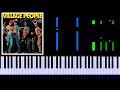Village People Y M C A Piano Tutorial