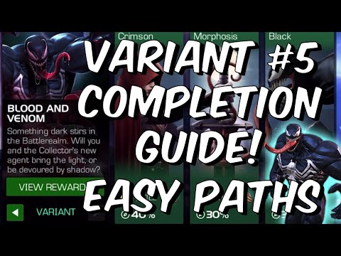 Blood and Venom Variant #5 Completion Guide - Easy Paths, Pro Tips - Marvel Contest of Champions