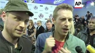 Celebrities arrive for the MTV Europe Awards video