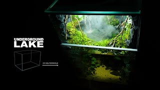 Underground Lake Waterfall Aquaterrarium And Remodeled Fish Tank's Glass Ep.1