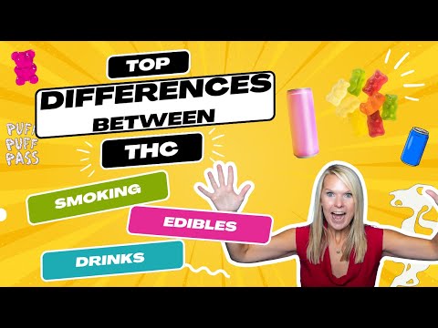 The big differences in drinking THC versus smoking and eating edibles