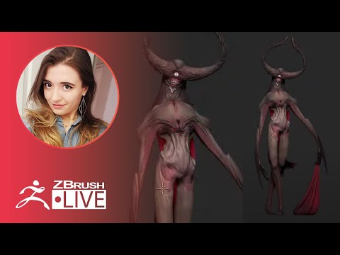 Bipedal Creature 4 Hour Speed Sculpt - Ashley A. Adams "A_Cubed" - ZBrush 2021