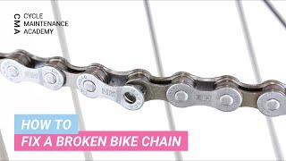How To Fix A Broken Bike Chain
