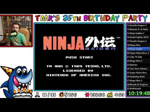 35 Birthday Stream Party - Ninja Gaiden (NES)