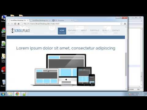 Learn How to Create an Animated Bootstrap Template with HTML Part 5