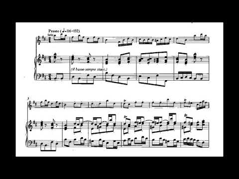 Bach - Badinerie (piano accompaniment)