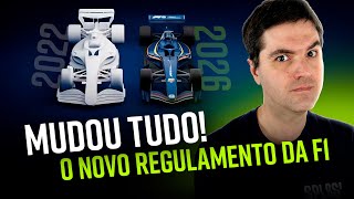 F1 2026: TUDO MUDA! Novo Regulamento Explicado Completo | Motor, Aerodinâmica, Combustível #formula1