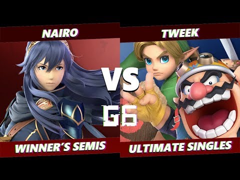 Glitch 6 SSBU - NRG | Nairo (Lucina) VS Tweek (Wario/Young Link) Smash Ultimate Winner's Semis
