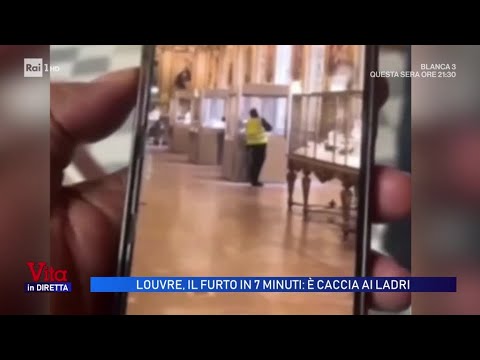 L'incredibile rapina al Louvre, com'è stato possibile? - Vita in Diretta 20/10/2025