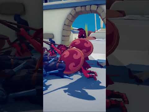 Few Spartans vs Many Peasants | TABS #shorts