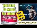 GLUTAMINE USES , DOSAGE , BENEFITS (हिंदी में) - Jitender Rajput