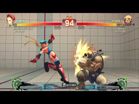 SSF4 [A vs A]: MONSHIROCHOU(#30 Cammy) vs ProudStrawberry(#3 Gouken) Ep.283 - HD 720p