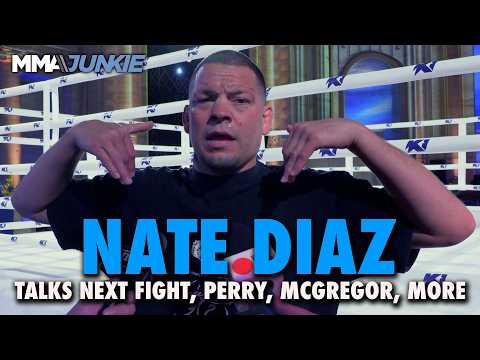 Nate Diaz rips 'punching bag' Ilia Topuria for getting 'ass whooped' by Justin Gaethje