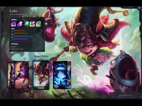Dragon Trainer Lulu Skin Spotlight Gameplay 1080p HD