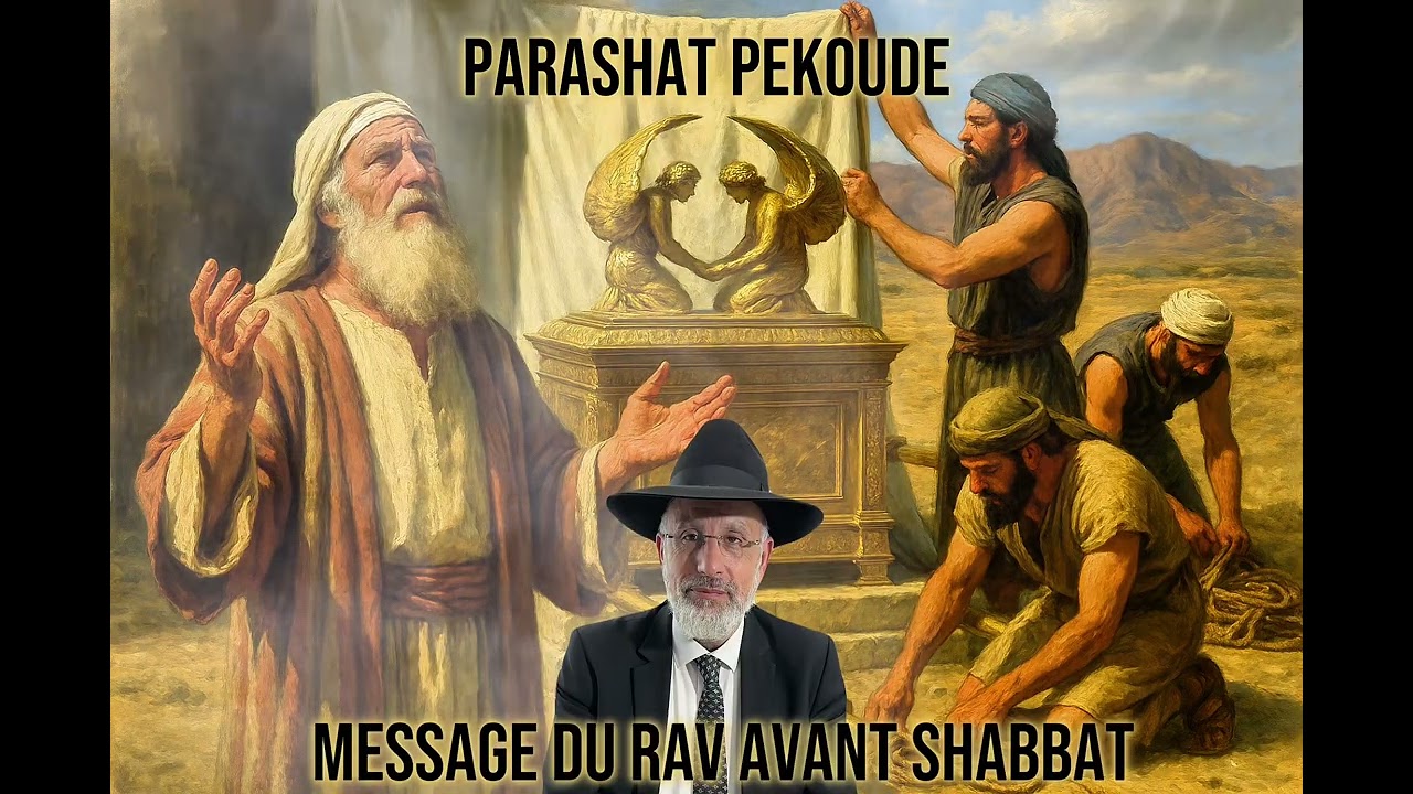 Parashat Pekoude 5785 Message du Rav avant Shabbat