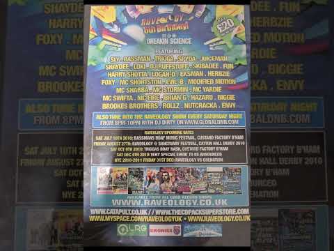 Logan D with Eksman, Foxy, Herbzie, Shortston & Evil B - Raveology vs Breaking Science - 2010