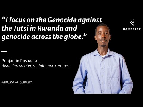 Meet Benjamin Rusagara - Artist based in Kigali and participant in SprintArt Rwanda