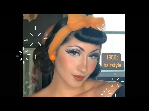 Quick (and lazy) 1950s hairstyle 💫