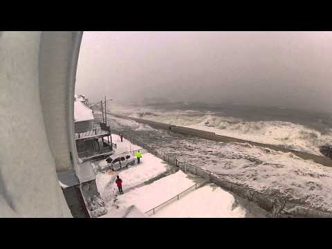 Winthrop Shore Drive Blizzard 2013 at high Tide GOPR0008.MP4