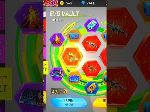 SPIN IN EVO VAULT 50 ON 50 😡 NO LUCK 😔 #viral_ff #lokeshgamer #tsg  #ajjubhai