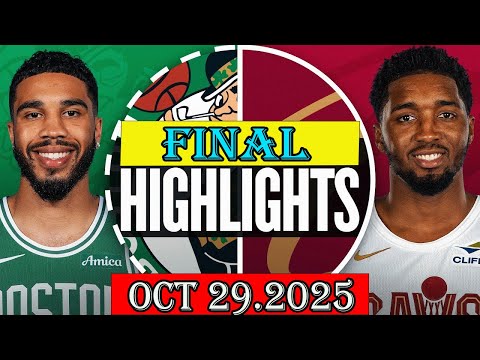 Boston Celtics vs Cleveland Cavaliers FINAL Qtr Oct 29.2025 Highlights | NBA HIGHLIGHT