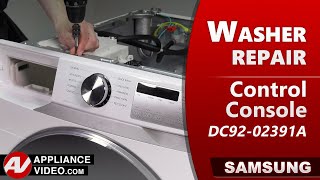 Samsung Washer Buttons Unresponsive - Control Console Repair