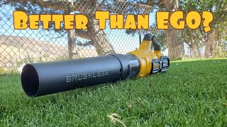 DeWalt 60-Volt FlexVolt Leaf Blower vs EGO 650 CFM 56V Blowe