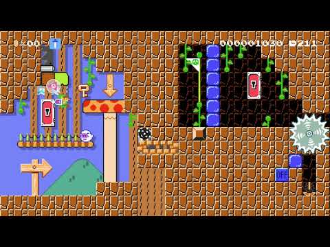 Uno Más: One-Screen Dungeon by Jujustum - Super Mario Maker 2 - No Commentary 1bz